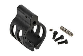 The WMD Guns Nitromet Adjustable Gas Block features a black finish